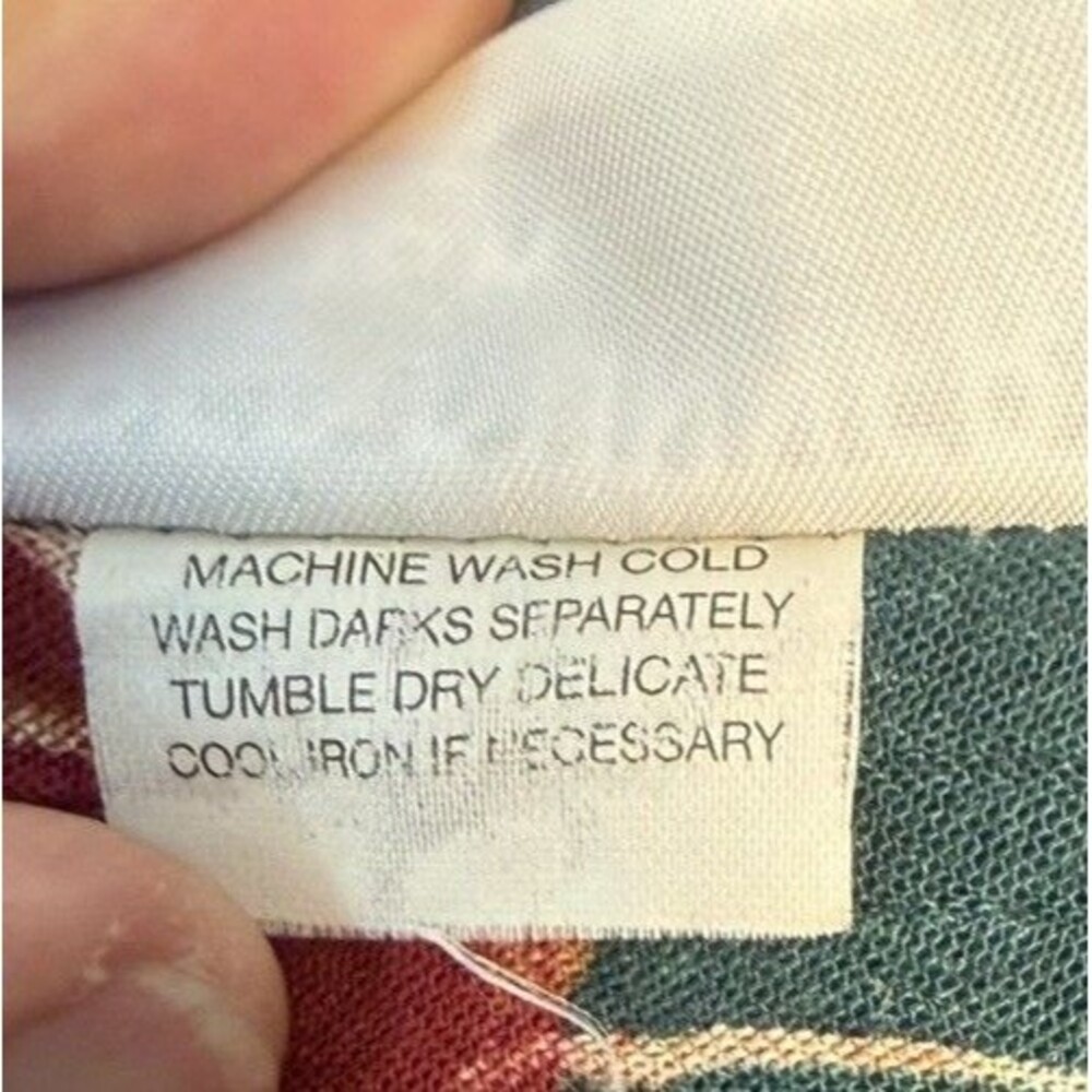 Vintage Alfred Dunner Shirt Women 16W Green Teal Floral Vibrant Short Sleeve 90s - Picture 6 of 8